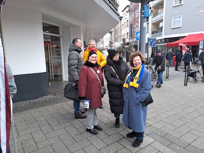 Infostand Marienstraße 01.02.2025 (c) Chris Wiese