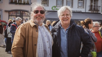 Menschenkette Innenstadt 21.03.2025 (c) Corinnna Bosselmann / COB24